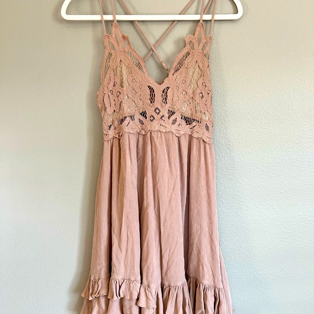 Pink Babydoll Dress